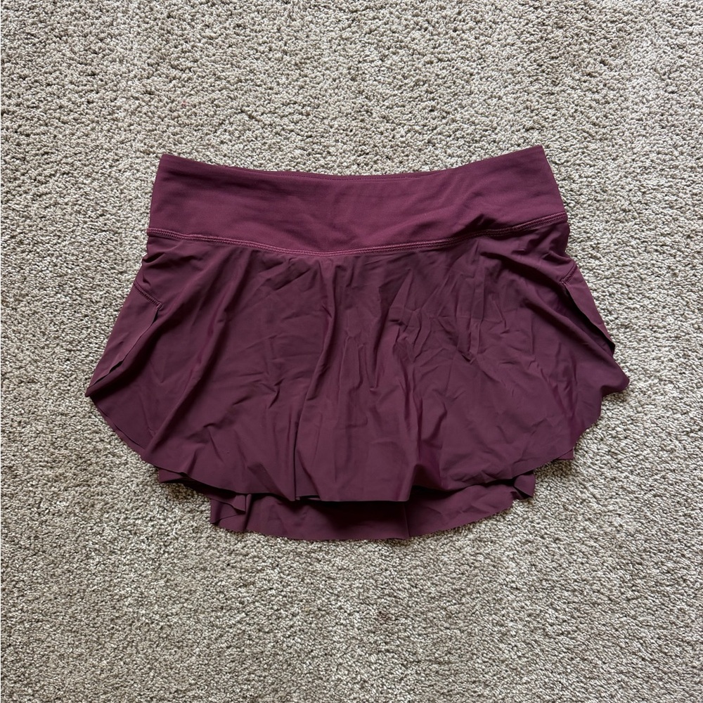 Lululemon Skort in a deep wine color
